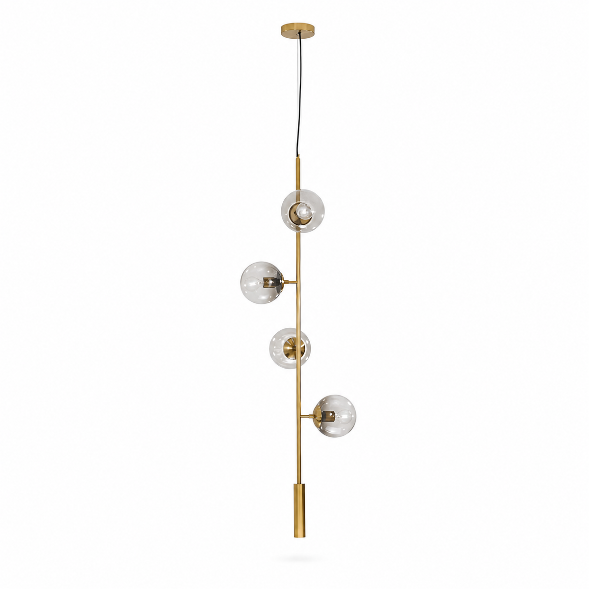 Costellazione Glass Globe Pendant Multi-Orb Linear Chandelier