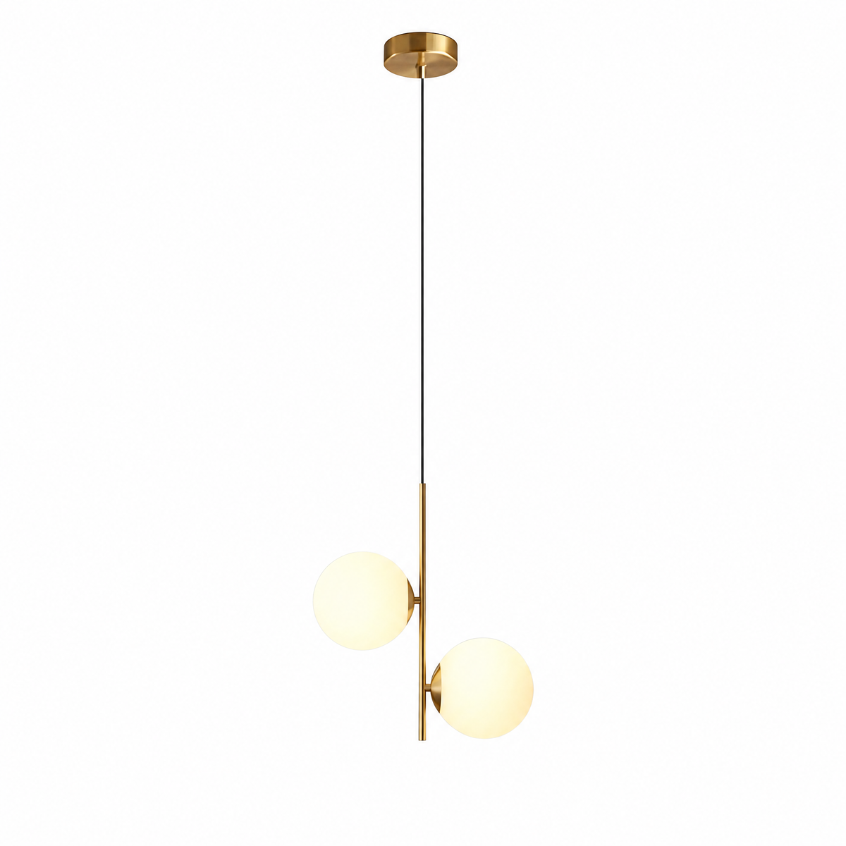Perla Opal Globe Pendant Multi-Sphere Dimmable Ceiling Light