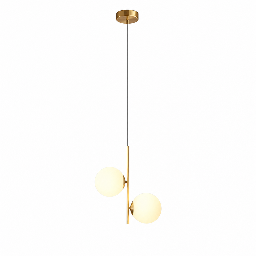 Perla Opal Globe Pendant Multi-Sphere Dimmable Ceiling Light