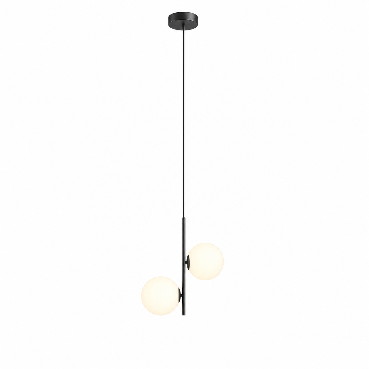 Perla Opal Globe Pendant Multi-Sphere Dimmable Ceiling Light