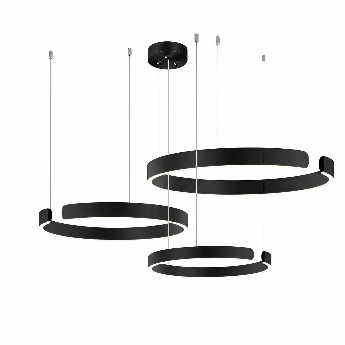 Orbita LED Ring Chandelier Modern Circular Ceiling Light