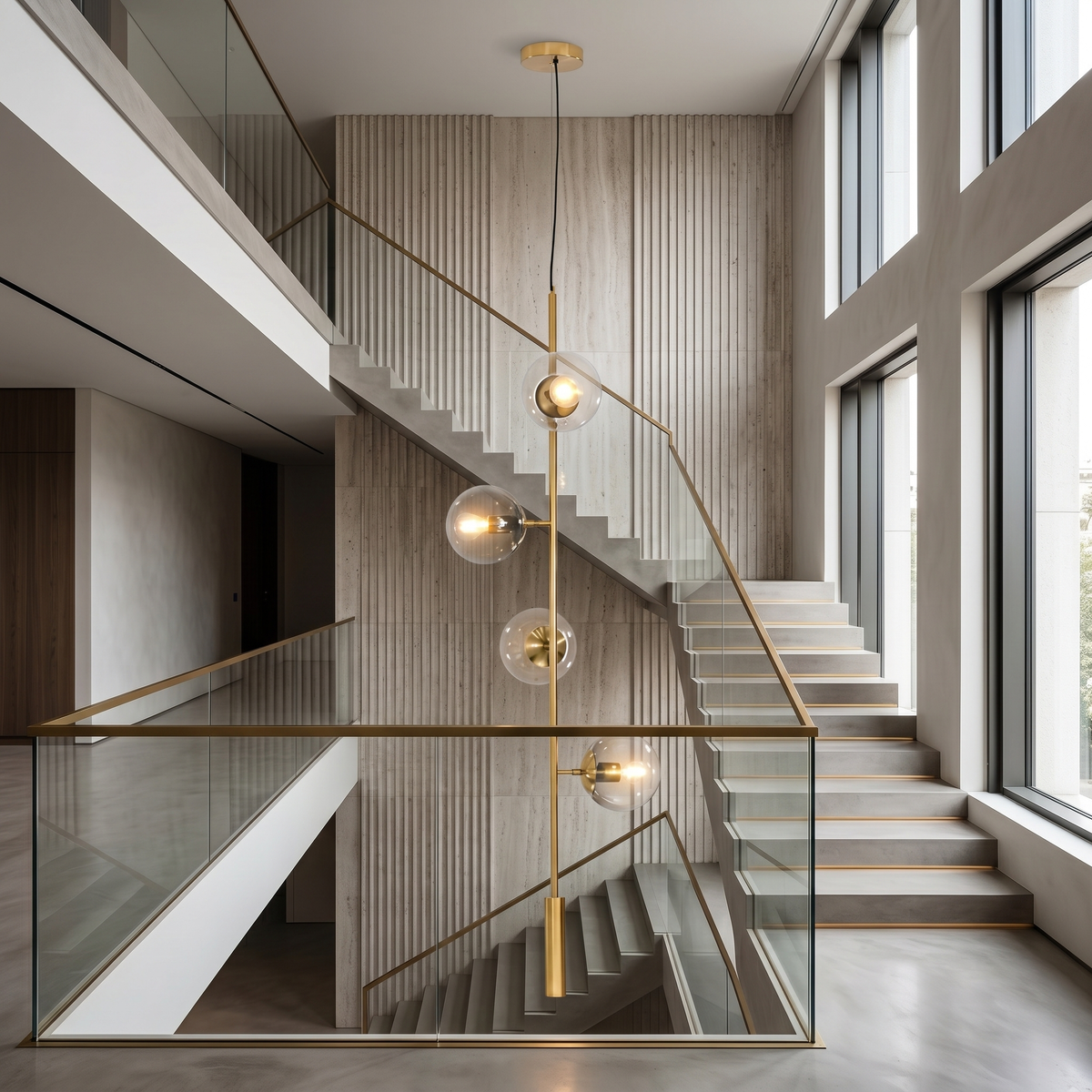 Costellazione Glass Globe Pendant Multi-Orb Linear Chandelier