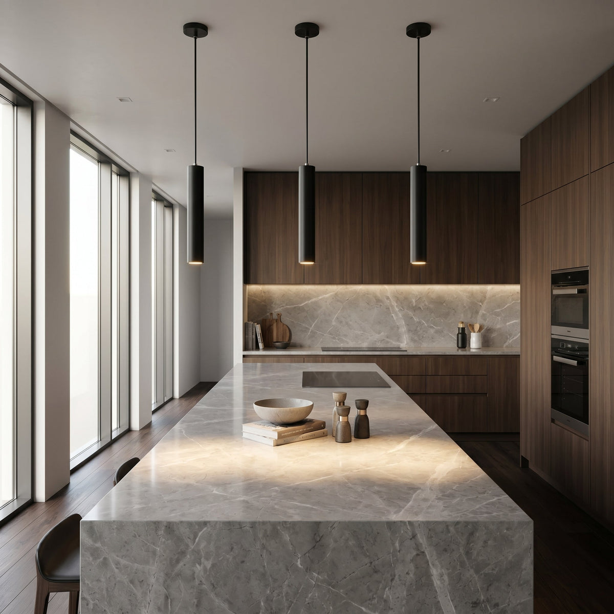Cometa Minimalist Pendant Light Slim LED Ceiling Lamp
