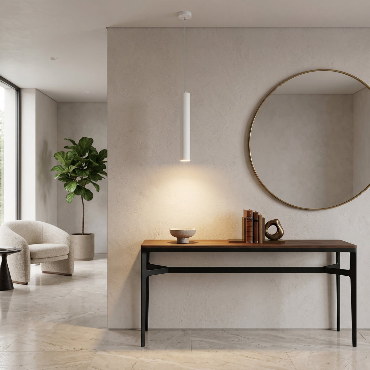 Cometa Minimalist Pendant Light Slim LED Ceiling Lamp