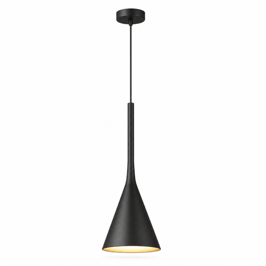 Calla Cone Pendant Light Matte Metal E27 Ceiling Lamp