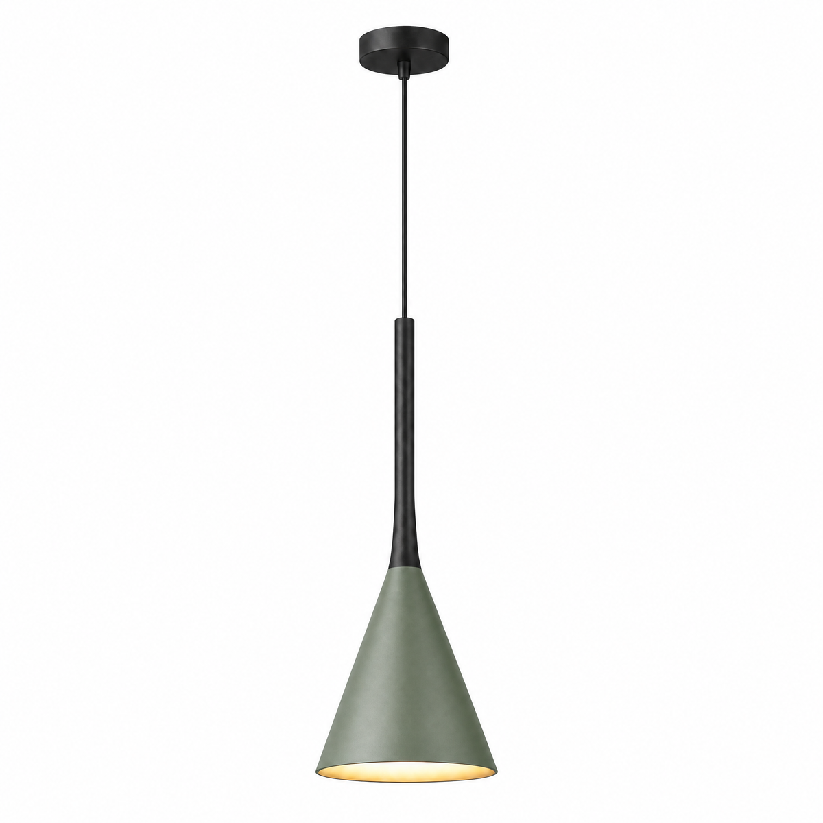Calla Cone Pendant Light Matte Metal E27 Ceiling Lamp