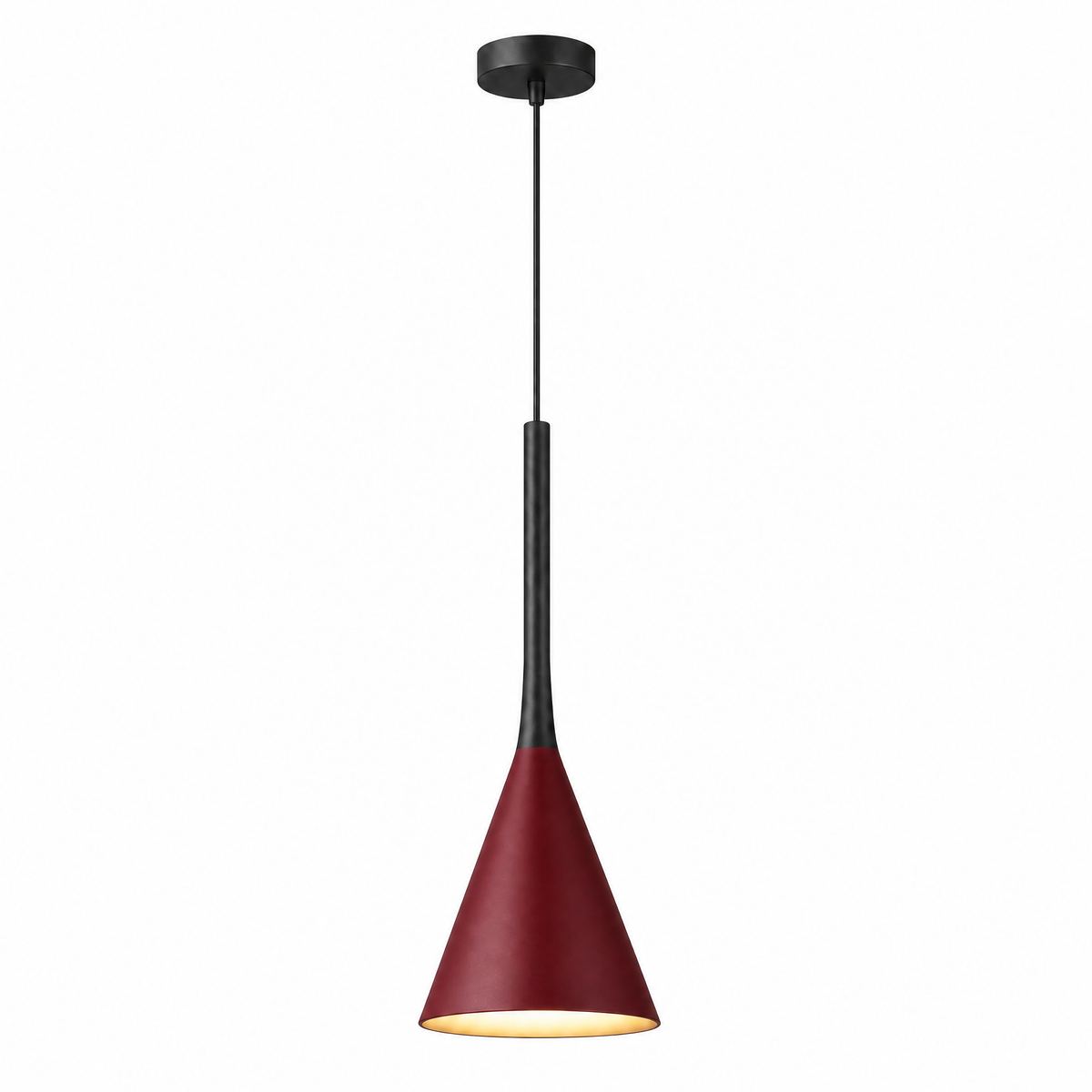 Calla Cone Pendant Light Matte Metal E27 Ceiling Lamp